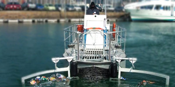 Zuiveringsboten, bestemd voor het reinigen van wateroppervlakten op zee - De Cataglop® reeks