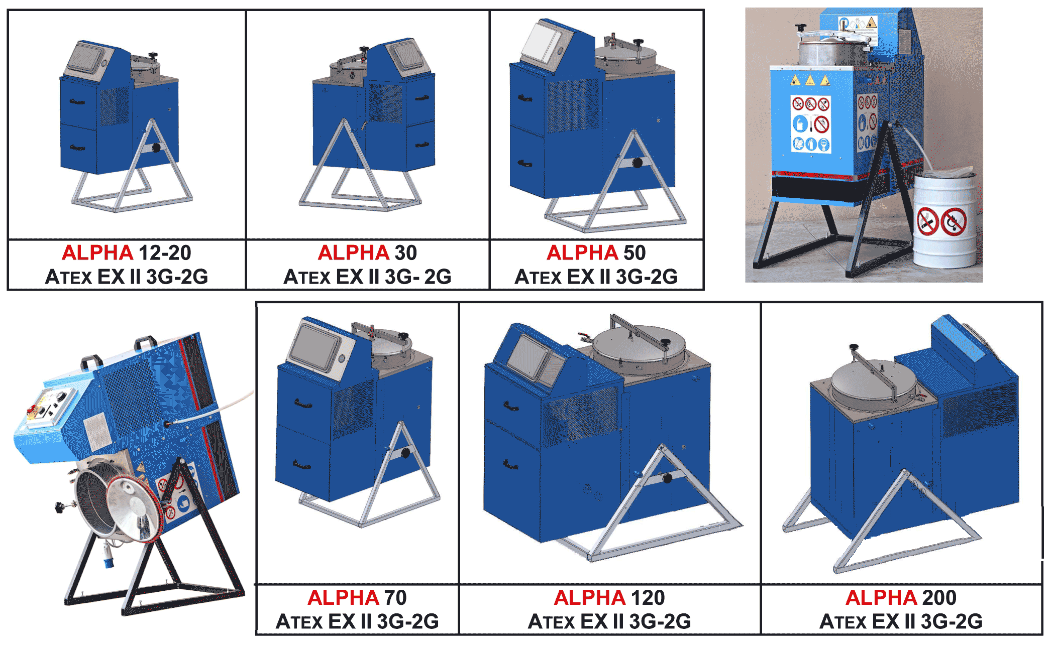 Small range of distillation units